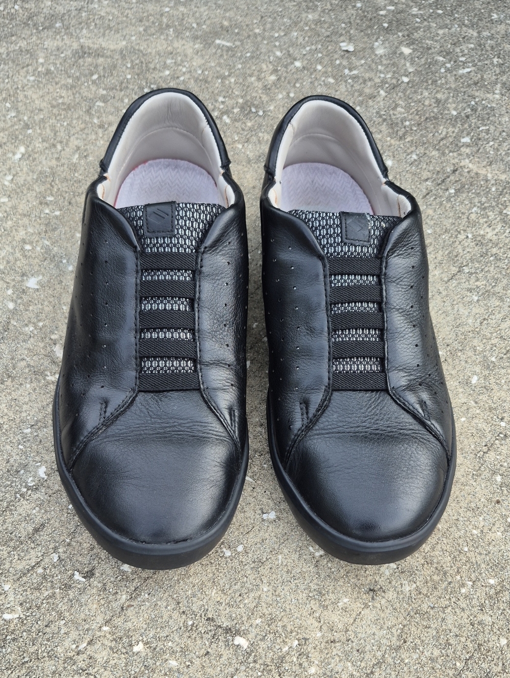 KIZIK (Vietnam) Ladies Black 'MIAMI' Slip-On "HANDS-FREE" Casual Sneakers - Picture 4 of 17
